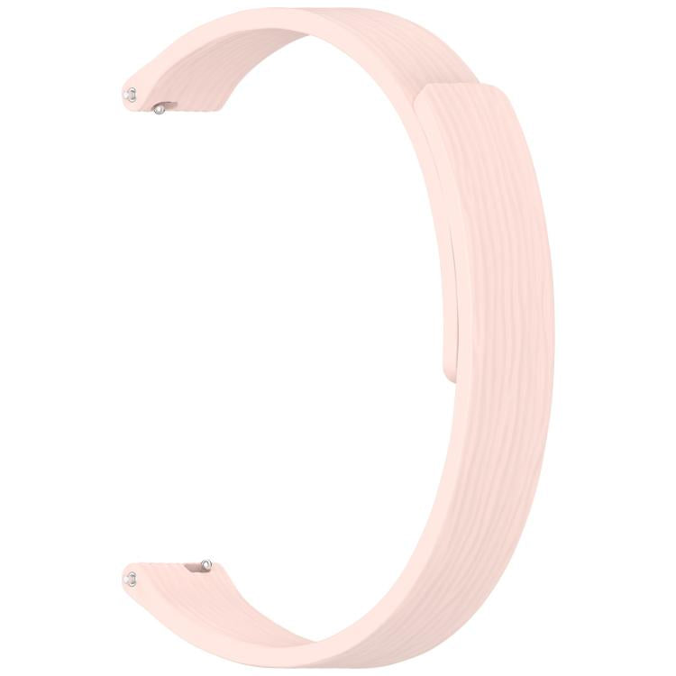 12mm Striped Soft Magnetic Silicone Watch Band