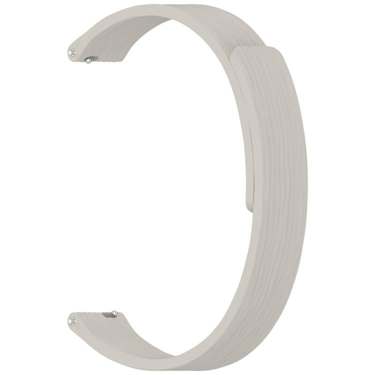 12mm Striped Soft Magnetic Silicone Watch Band