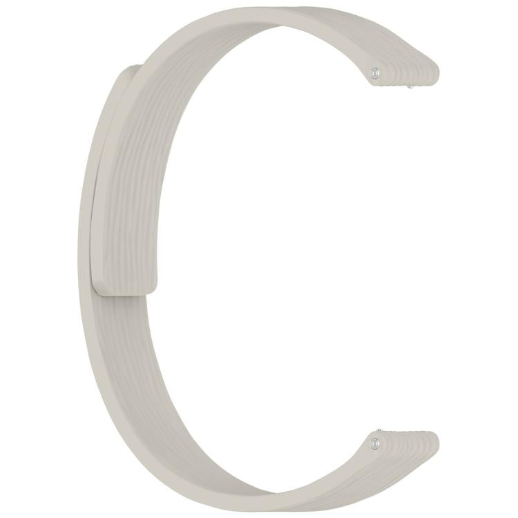 12mm Striped Soft Magnetic Silicone Watch Band