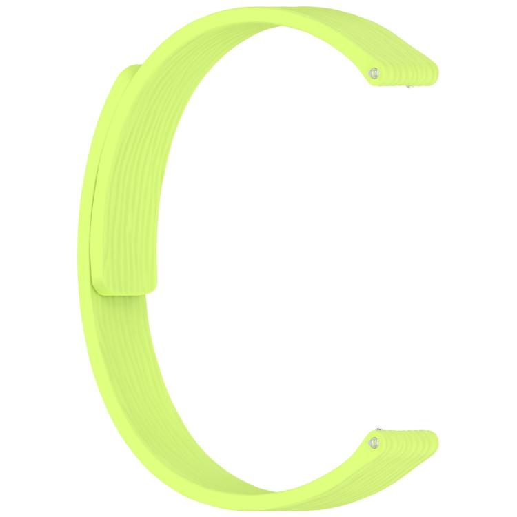 12mm Striped Soft Magnetic Silicone Watch Band
