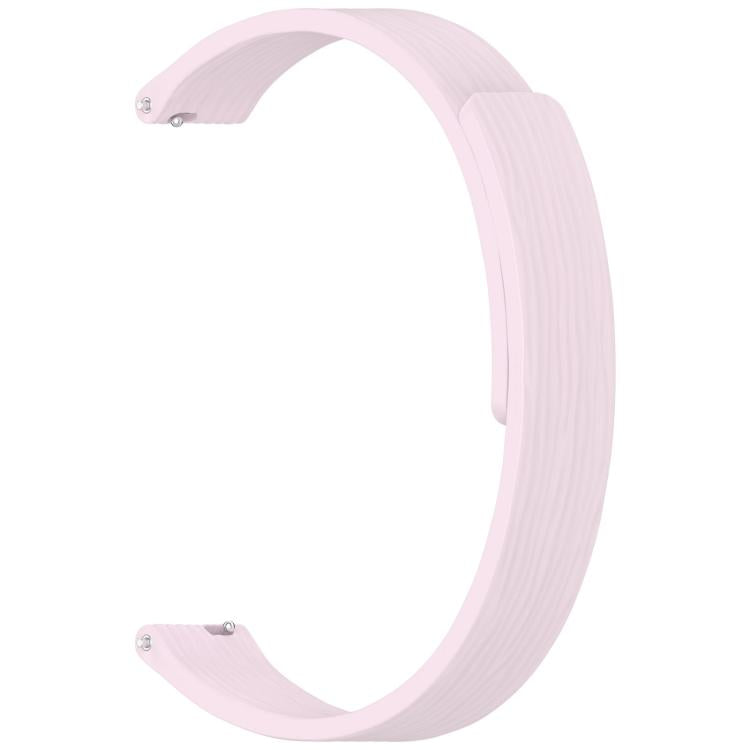 12mm Striped Soft Magnetic Silicone Watch Band