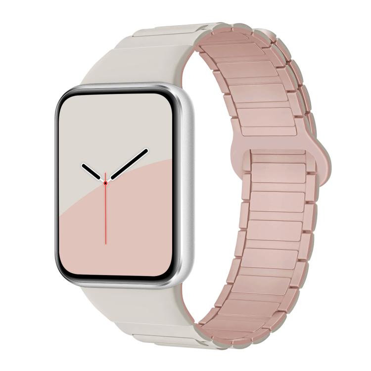 For Xiaomi Band  10 Pro / Redmi Watch 6 / 5 Tri-Beads Magnetic Silicone Watch Band