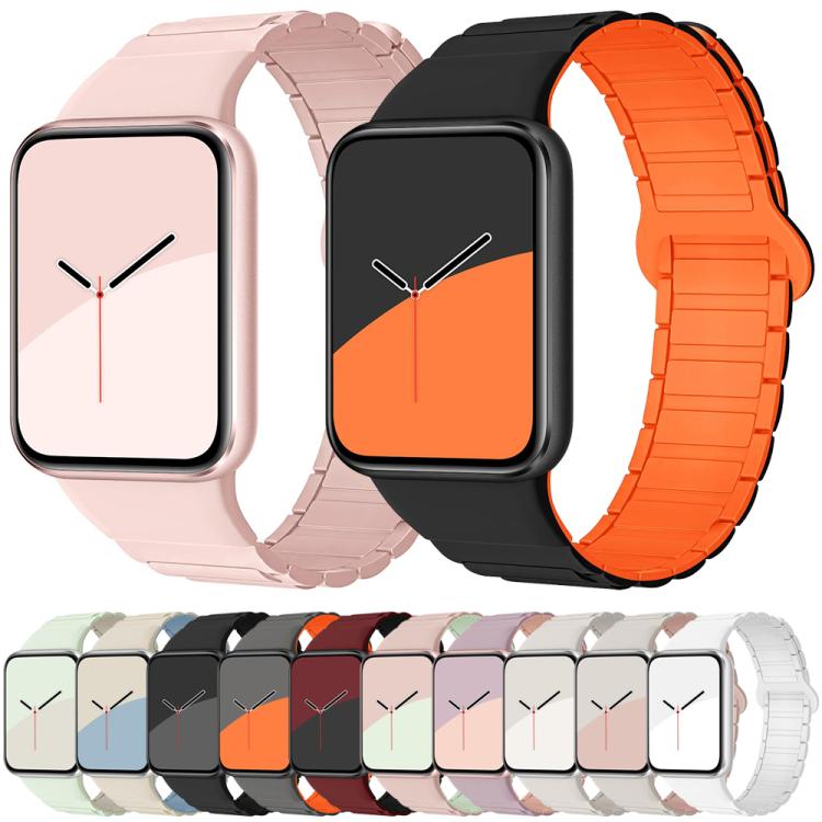 For Xiaomi Band  10 Pro / Redmi Watch 6 / 5 Tri-Beads Magnetic Silicone Watch Band