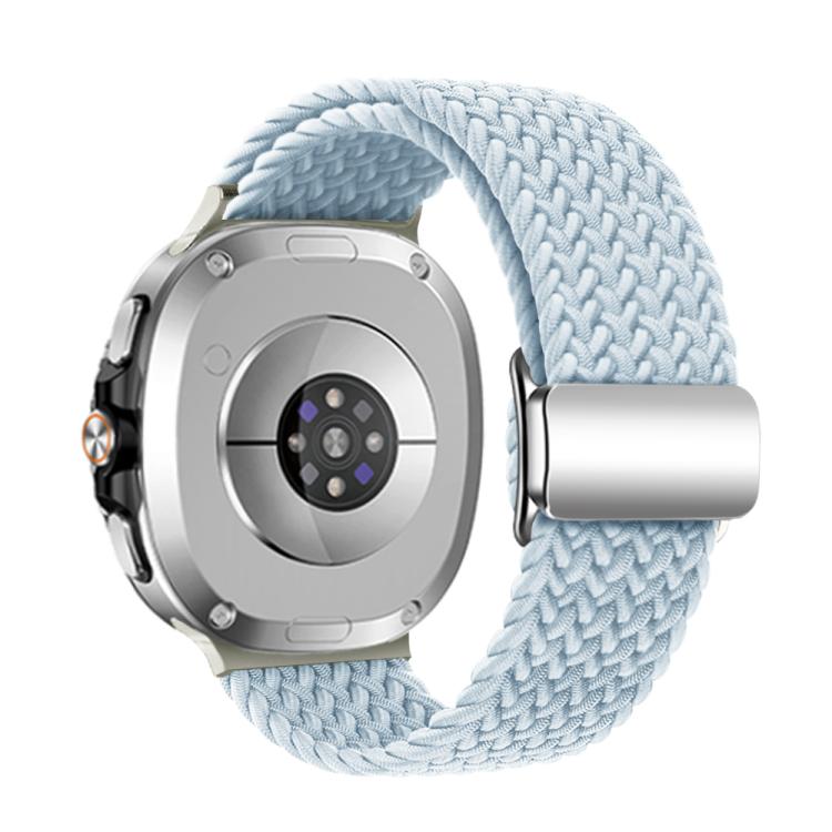 For Samsung Galaxy Watch8 / Watch8 Classic Magnetic Buckle Braided Nylon Watch Band