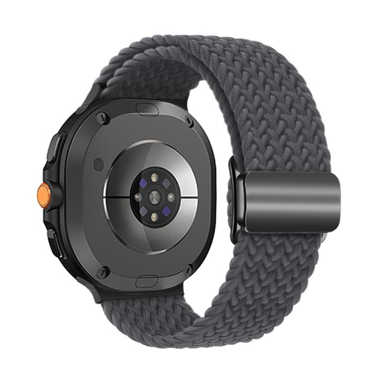 For Samsung Galaxy Watch8 / Watch8 Classic Magnetic Buckle Braided Nylon Watch Band