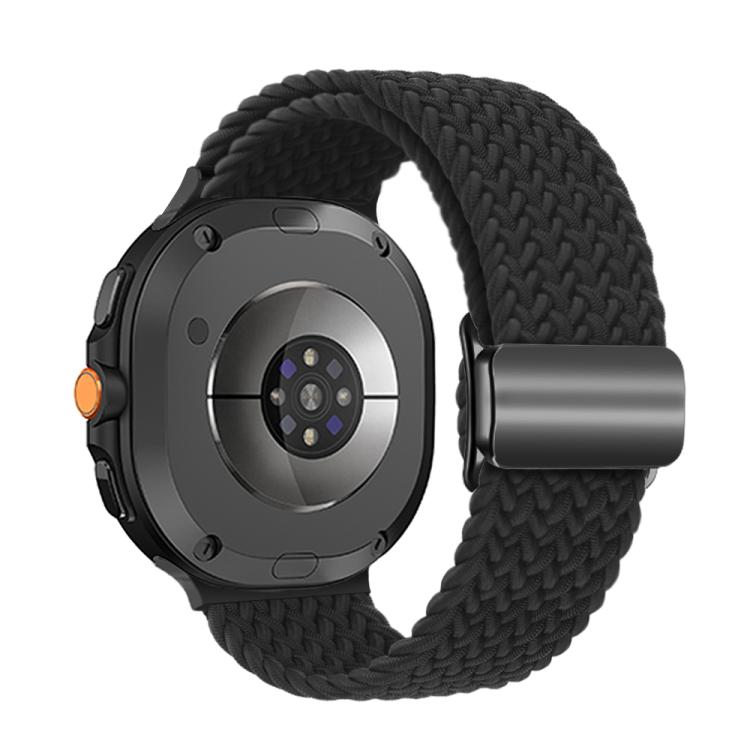 For Samsung Galaxy Watch8 / Watch8 Classic Magnetic Buckle Braided Nylon Watch Band