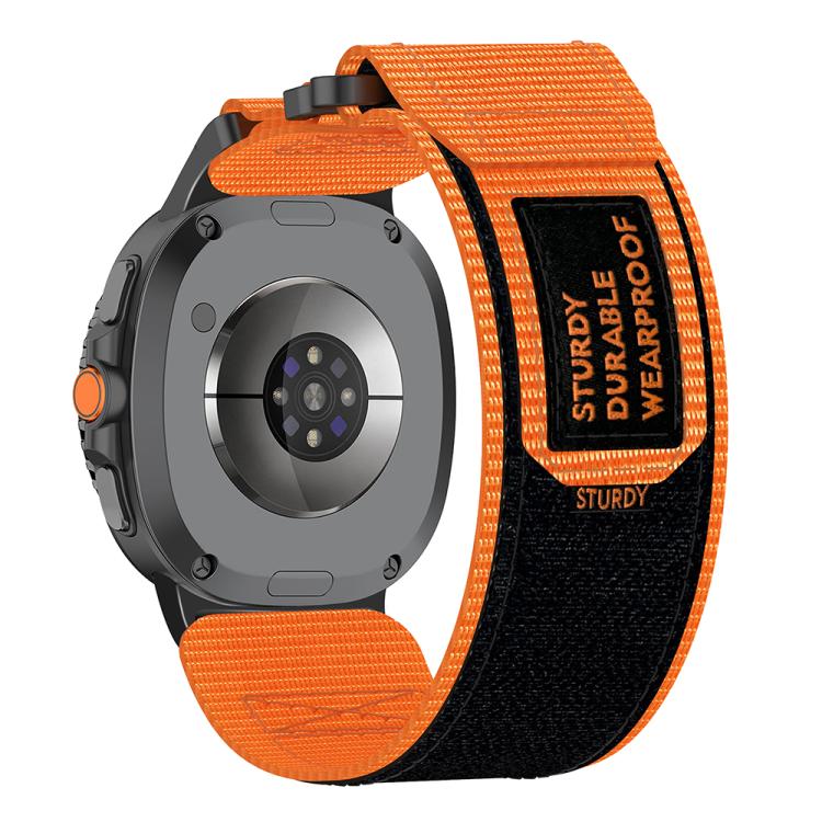 For Samsung Galaxy Watch8 / Watch8 Classic Two Sections Nylon Hook And Loop Fastener Watch Band