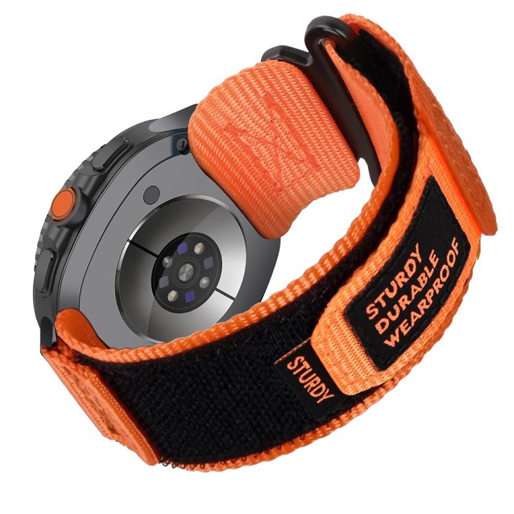 For Samsung Galaxy Watch8 / Watch8 Classic Two Sections Nylon Hook And Loop Fastener Watch Band