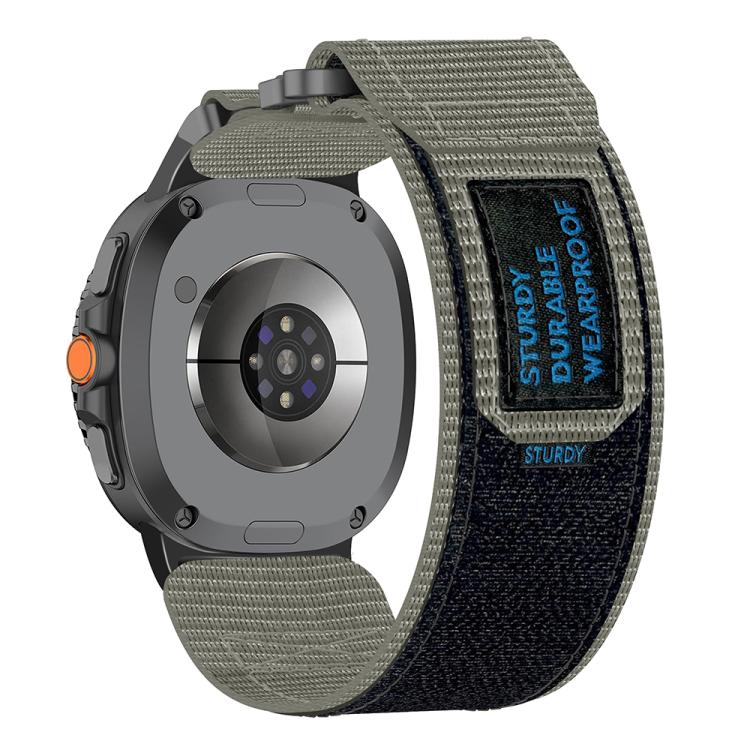 For Samsung Galaxy Watch8 / Watch8 Classic Two Sections Nylon Hook And Loop Fastener Watch Band