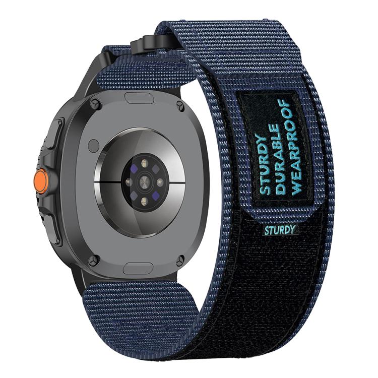 For Samsung Galaxy Watch8 / Watch8 Classic Two Sections Nylon Hook And Loop Fastener Watch Band