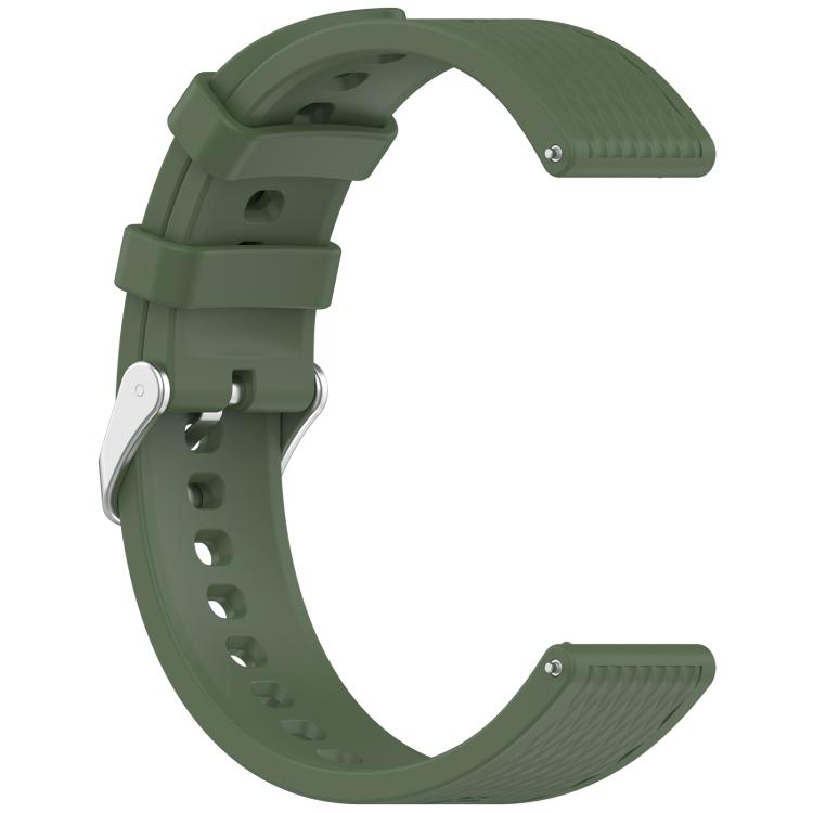 For OnePlus Watch 3 43mm Rhombic Texture Groove Silicone Watch Band
