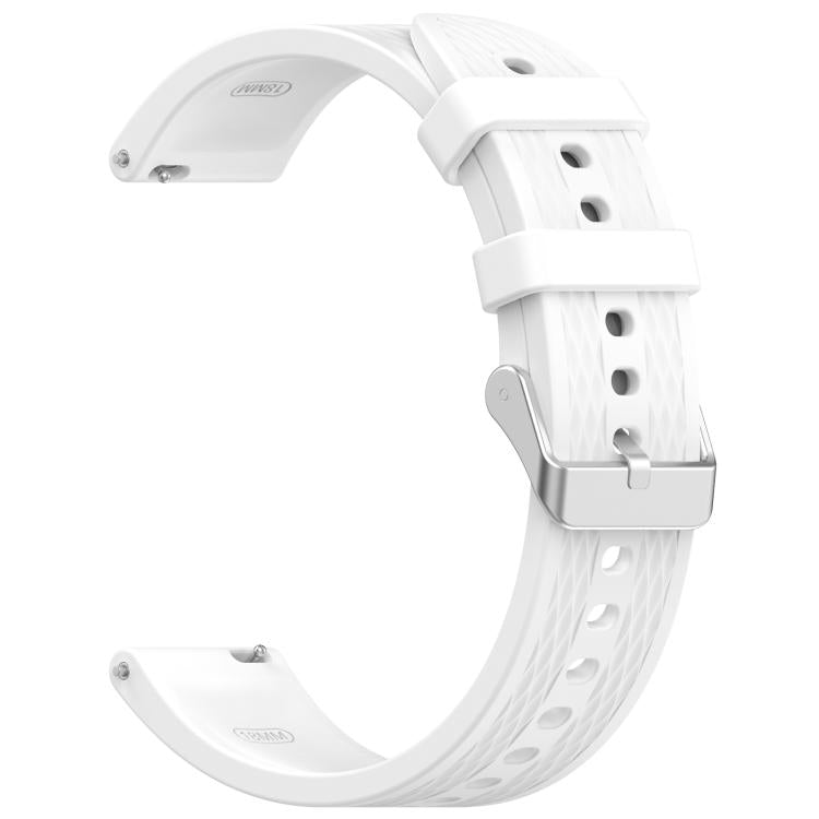 For OnePlus Watch 3 43mm Rhombic Texture Groove Silicone Watch Band