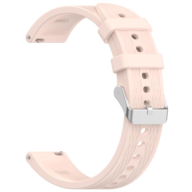 For OnePlus Watch 3 43mm Rhombic Texture Groove Silicone Watch Band