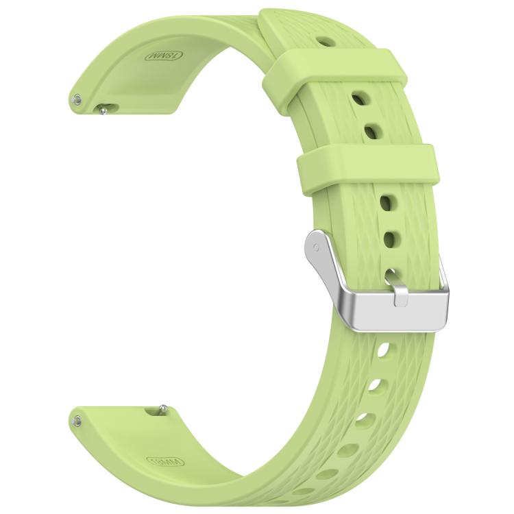 For OnePlus Watch 3 43mm Rhombic Texture Groove Silicone Watch Band