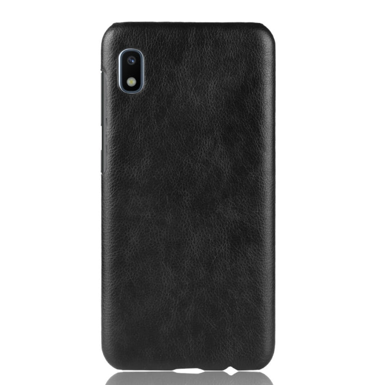 Shockproof Litchi Texture PC + PU Case for Galaxy A10E