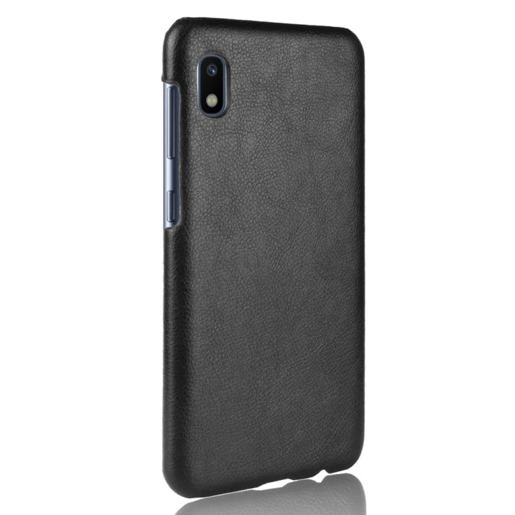 Shockproof Litchi Texture PC + PU Case for Galaxy A10E