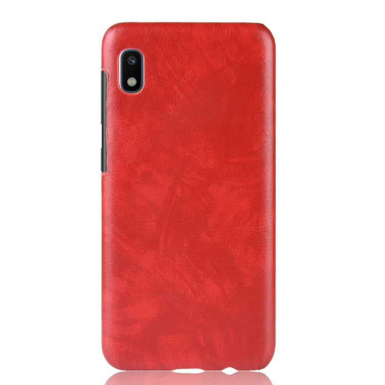 Shockproof Litchi Texture PC + PU Case for Galaxy A10E