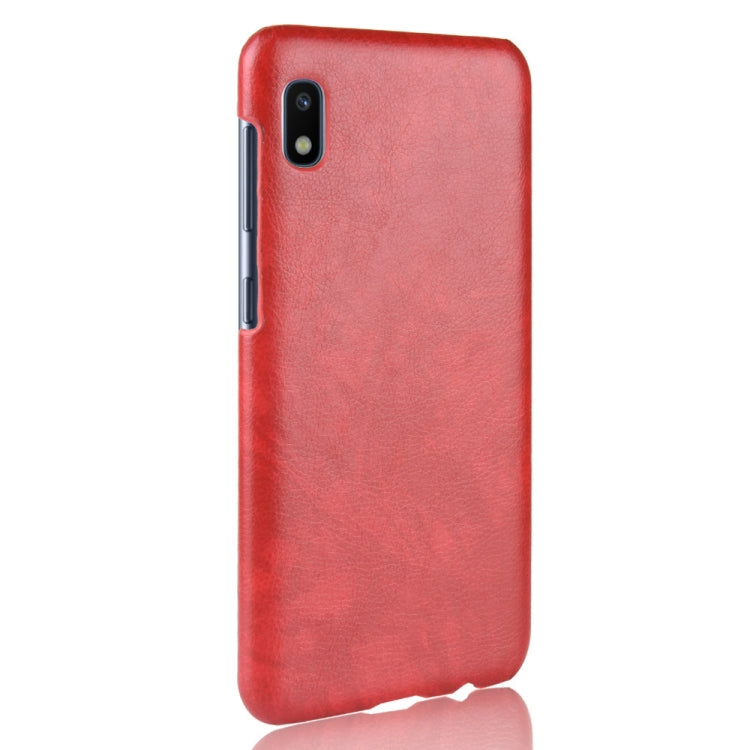 Shockproof Litchi Texture PC + PU Case for Galaxy A10E