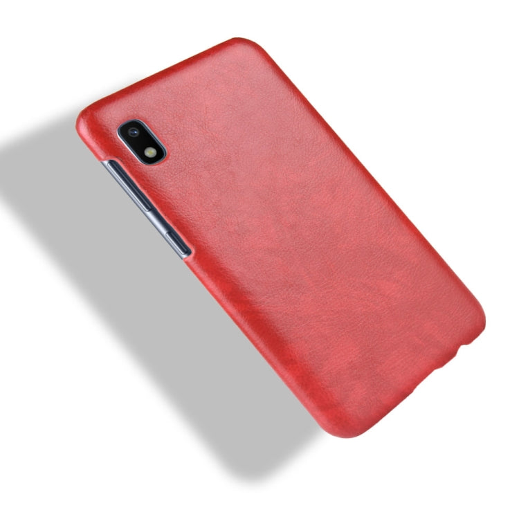 Shockproof Litchi Texture PC + PU Case for Galaxy A10E