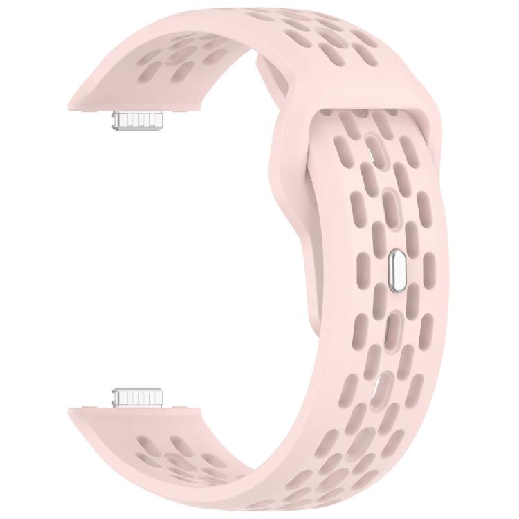 For Huawei Watch Fit4 / Fit4 Pro / Fit3 Mesh Silver Reverse Steel Buckle Silicone Watch Band