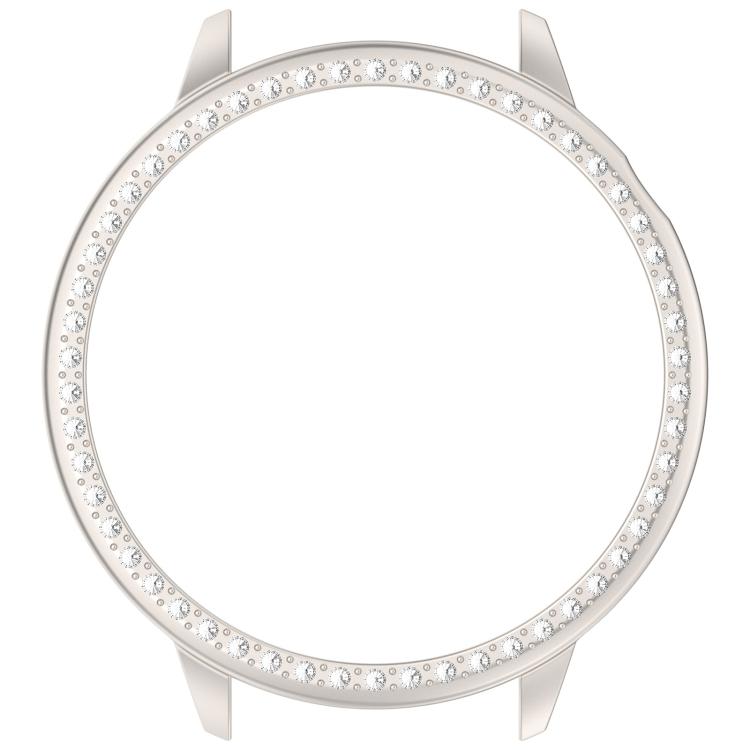 For OnePlus Watch 3 43mm Single Row Diamond Half Coverage Hollow PC Watch Protective Cover