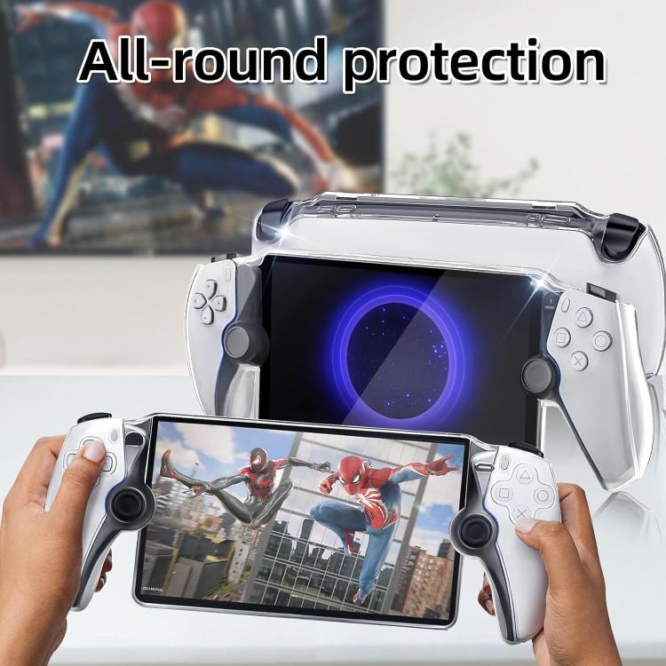 For Sony PS5  Streaming Handheld Console Crystal Clear PC Protective Case