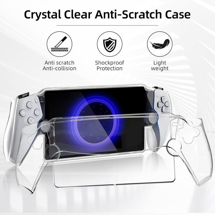 For Sony PS5  Streaming Handheld Console Crystal Clear PC Protective Case