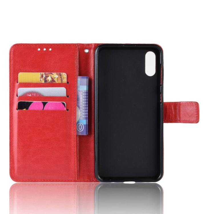 Retro Crazy Horse Texture Horizontal Flip Leather Case for Galaxy A10e , with Holder & Card Slots & Photo Frame