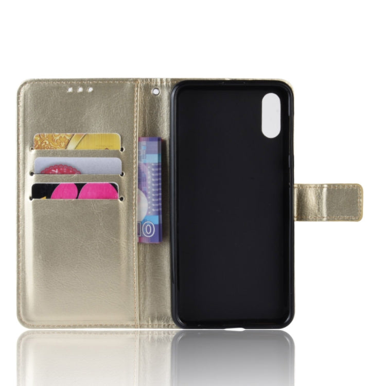 Retro Crazy Horse Texture Horizontal Flip Leather Case for Galaxy A10e , with Holder & Card Slots & Photo Frame