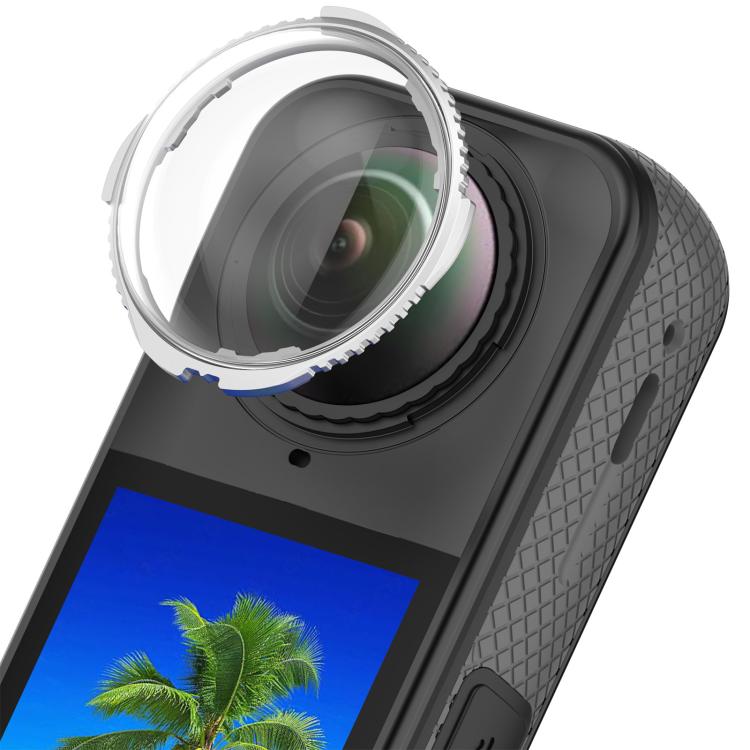 For Insta360 X5 Rotating Optical Tempered Glass Lens Guard Protective Cover