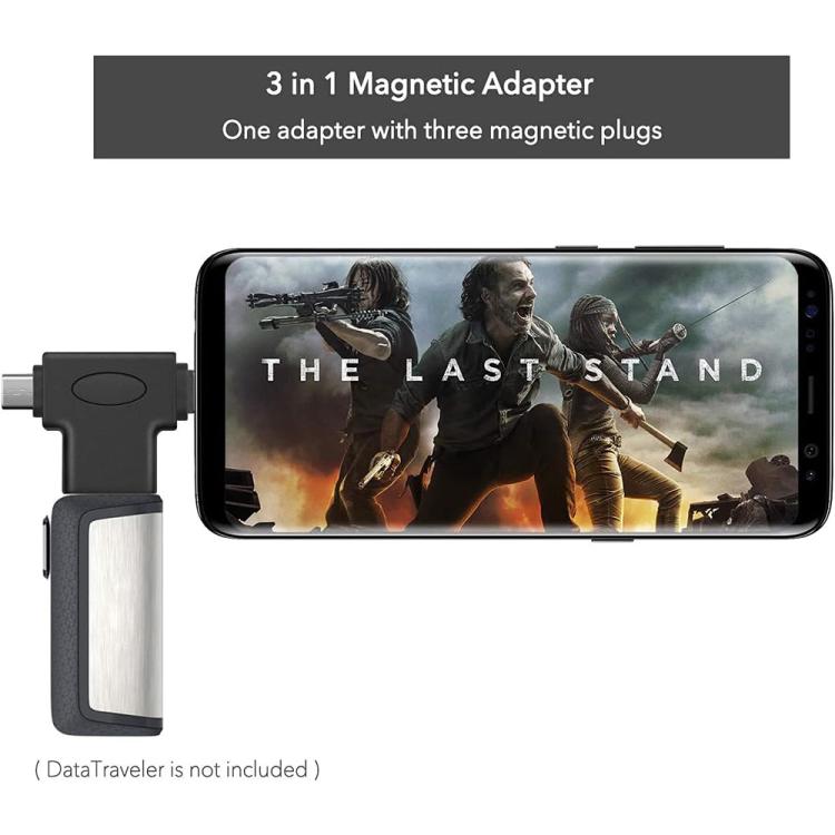 JUNSUNMAY 2 in 1 OTG Converter USB 3.0 to Micro USB and Type-C Adapter