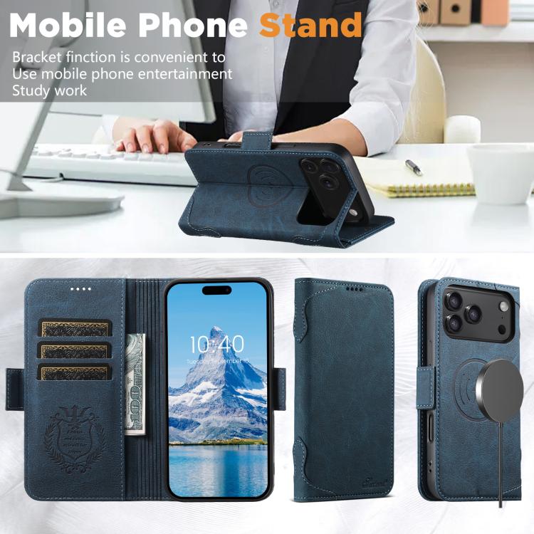 For iPhone 17 Pro SUTENI J07 Multifunctional Horizontal Flip Magsafe Leather Phone Case