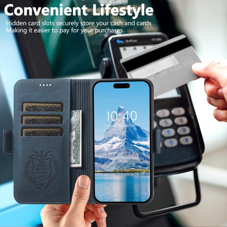 For iPhone 17 Pro SUTENI J07 Multifunctional Horizontal Flip Magsafe Leather Phone Case