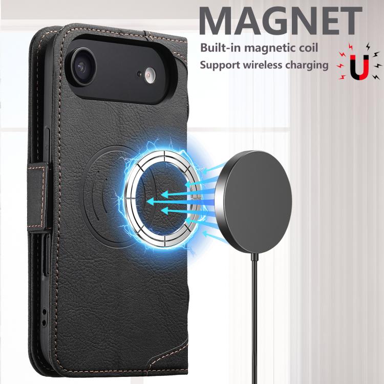 For iPhone Air SUTENI J07 Multifunctional Horizontal Flip Magsafe Leather Phone Case