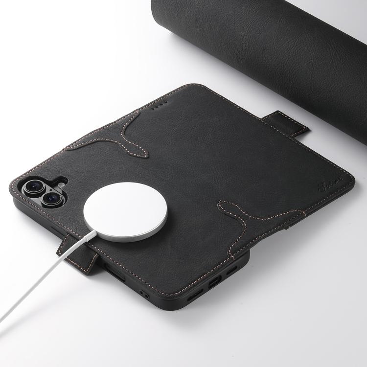For iPhone 17 SUTENI J07 Multifunctional Horizontal Flip Magsafe Leather Phone Case