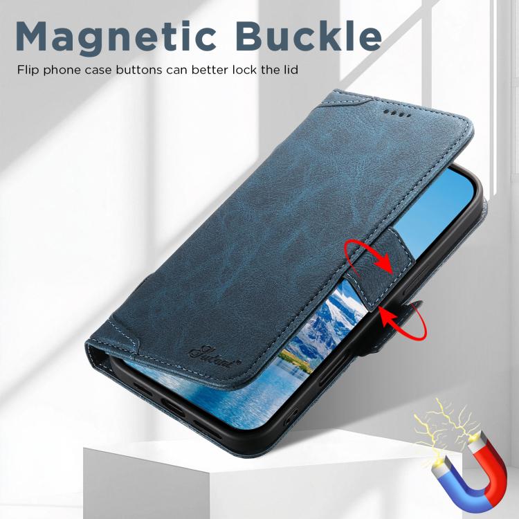 For iPhone 17 SUTENI J07 Multifunctional Horizontal Flip Magsafe Leather Phone Case