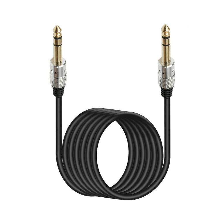 JUNSUNMAY 6.35mm 1/4 inch Male to Male Stereo Headphone Guitar Extension Cable Cord, Length:10m