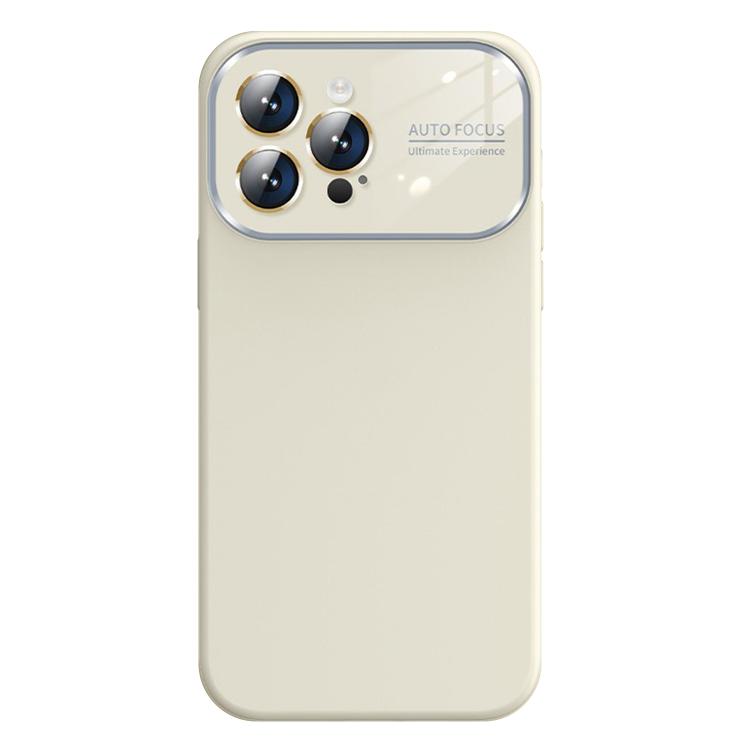 For iPhone 16 Pro Max Kalebol Large Windows Frosted Liquid Silicone Phone Case