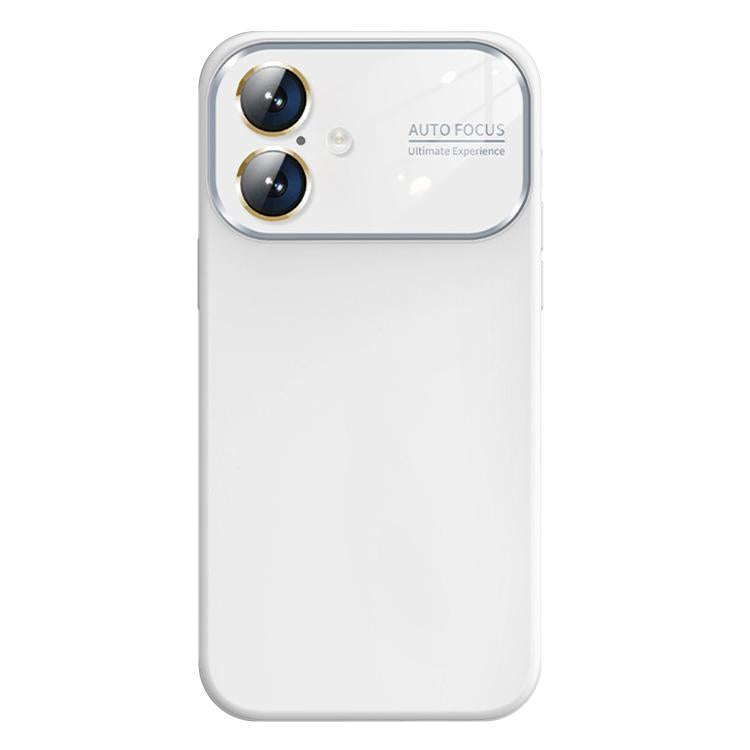 For iPhone 16 Kalebol Large Windows Frosted Liquid Silicone Phone Case