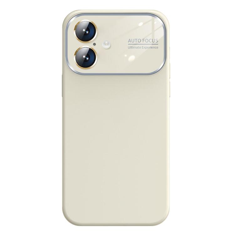 For iPhone 16 Kalebol Large Windows Frosted Liquid Silicone Phone Case