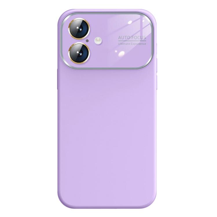 For iPhone 16 Kalebol Large Windows Frosted Liquid Silicone Phone Case