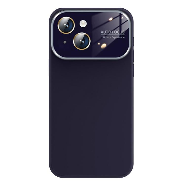 For iPhone 15 Kalebol Large Windows Frosted Liquid Silicone Phone Case