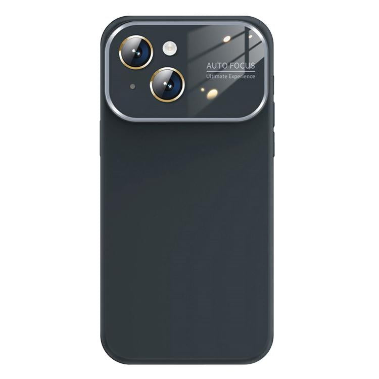 For iPhone 15 Kalebol Large Windows Frosted Liquid Silicone Phone Case
