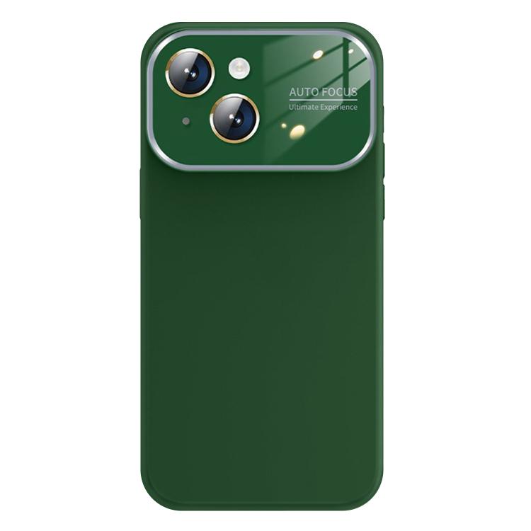 For iPhone 14 Kalebol Large Windows Frosted Liquid Silicone Phone Case