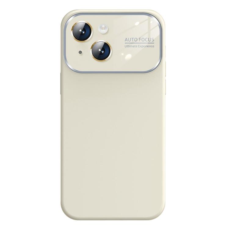 For iPhone 14 Kalebol Large Windows Frosted Liquid Silicone Phone Case