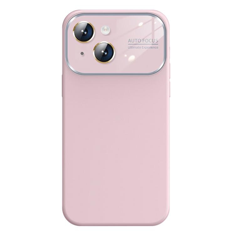 For iPhone 14 Kalebol Large Windows Frosted Liquid Silicone Phone Case
