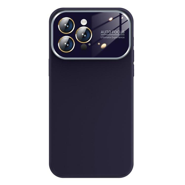 For iPhone 13 Pro Max Kalebol Large Windows Frosted Liquid Silicone Phone Case