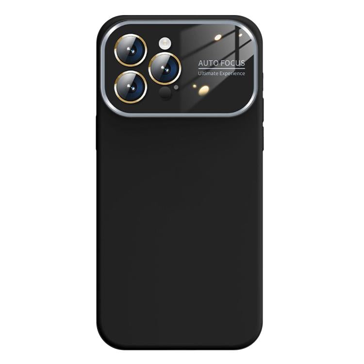 For iPhone 13 Pro Kalebol Large Windows Frosted Liquid Silicone Phone Case