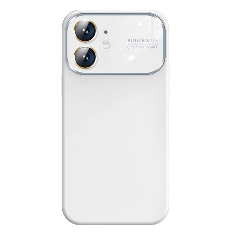 For iPhone 12 Kalebol Large Windows Frosted Liquid Silicone Phone Case