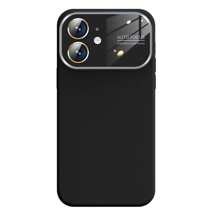 For iPhone 12 Kalebol Large Windows Frosted Liquid Silicone Phone Case